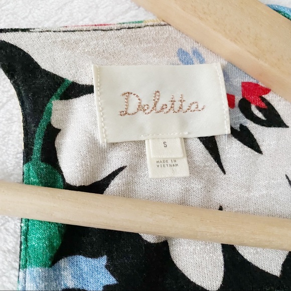 Anthropologie Deletta Floral Tank Top - Picture 4 of 10